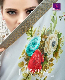 Shangrila By Nirvana Vol 4 Exclusive Floral Prints Sarees Collection
