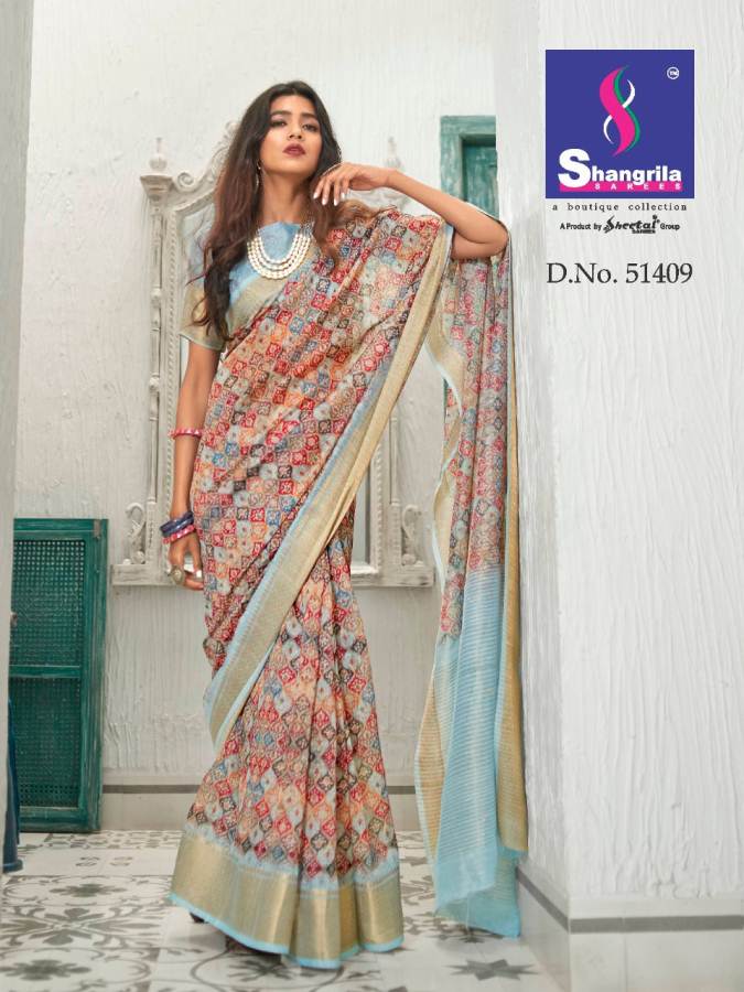 Shangrila By Trisha Casual Wear Rich Look Saree Collection