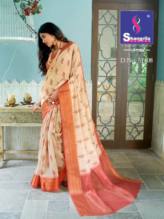 Shangrila By Trisha Casual Wear Rich Look Saree Collection