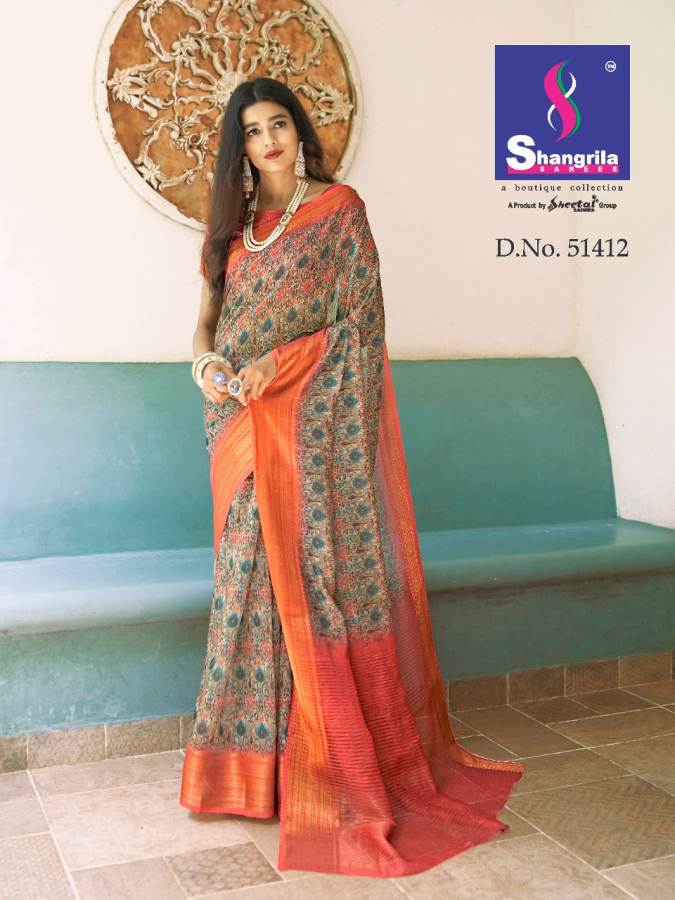 Shangrila By Trisha Casual Wear Rich Look Saree Collection