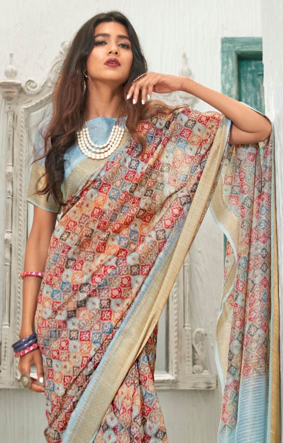 Shangrila By Trisha Casual Wear Rich Look Saree Collection