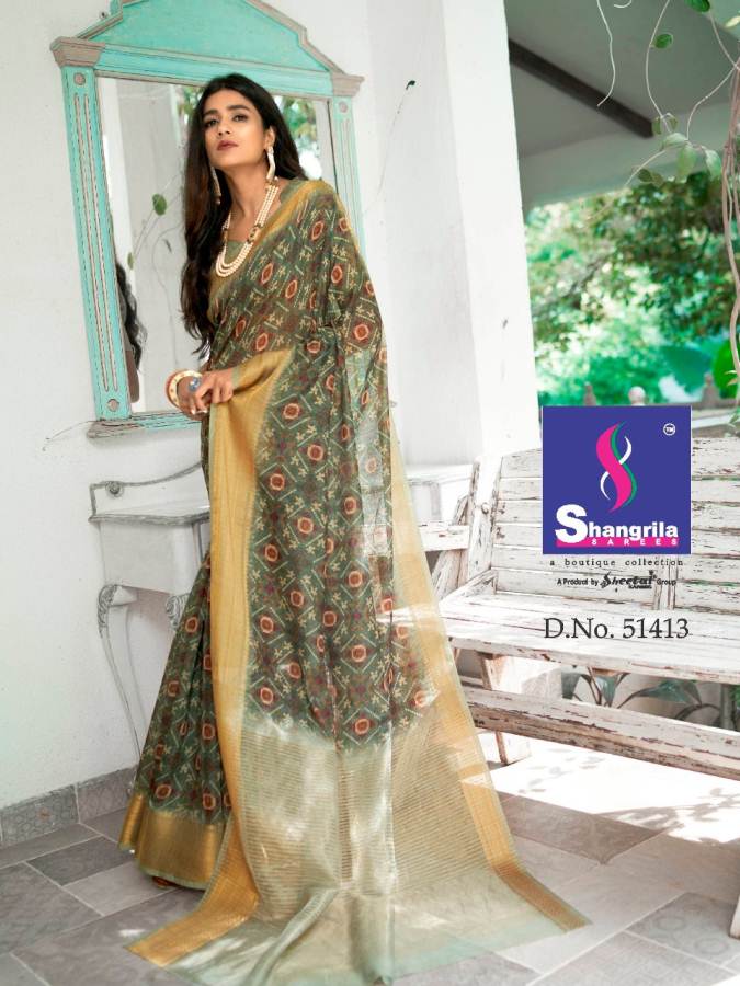 Shangrila By Trisha Casual Wear Rich Look Saree Collection