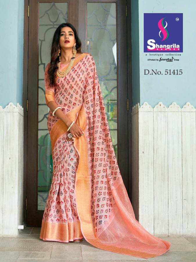 Shangrila By Trisha Casual Wear Rich Look Saree Collection