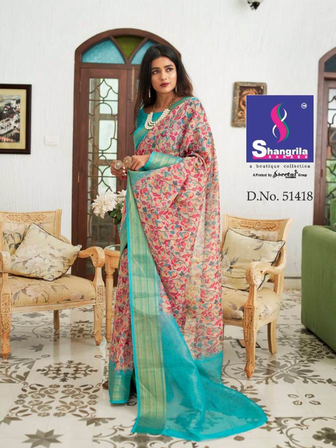 Shangrila By Trisha Casual Wear Rich Look Saree Collection