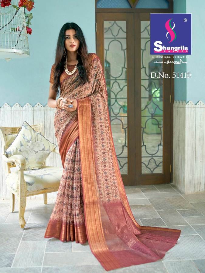 Shangrila By Trisha Casual Wear Rich Look Saree Collection