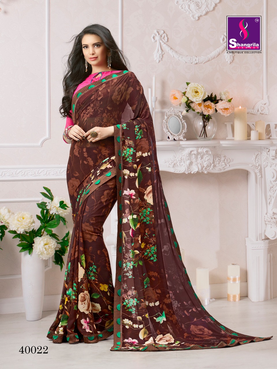 Shangrila Present Inox Vol 8 Fancy Printed Saree Catalogue.