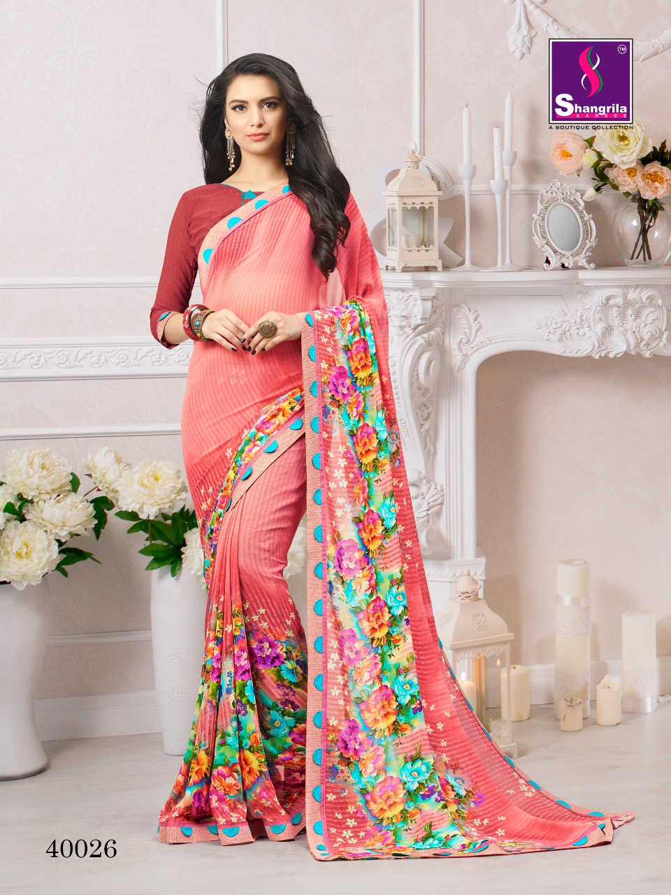 Shangrila Present Inox Vol 8 Fancy Printed Saree Catalogue.