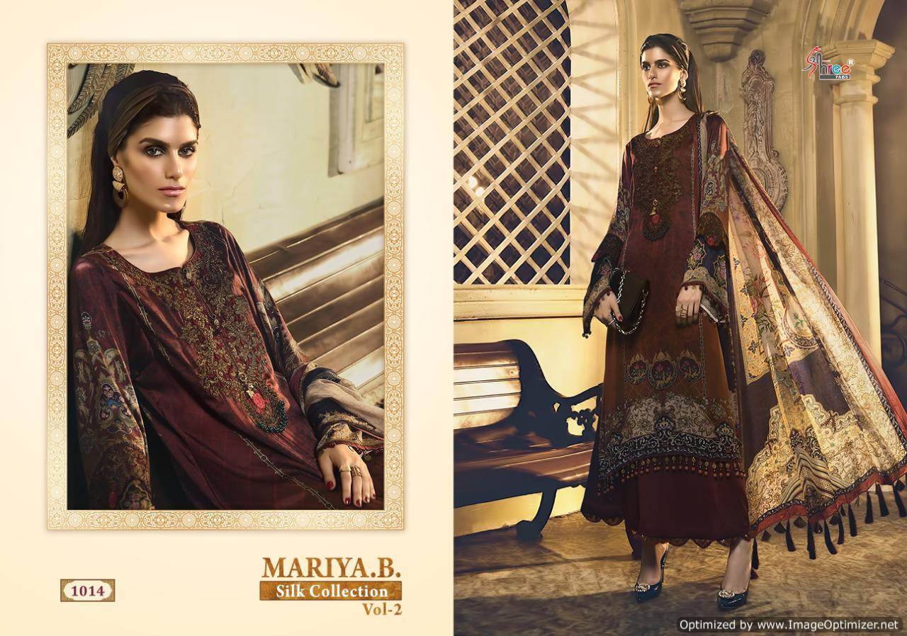 Shree By Mariya B Silk Collection 2 Heavy Japan Satin Pakistani Suits