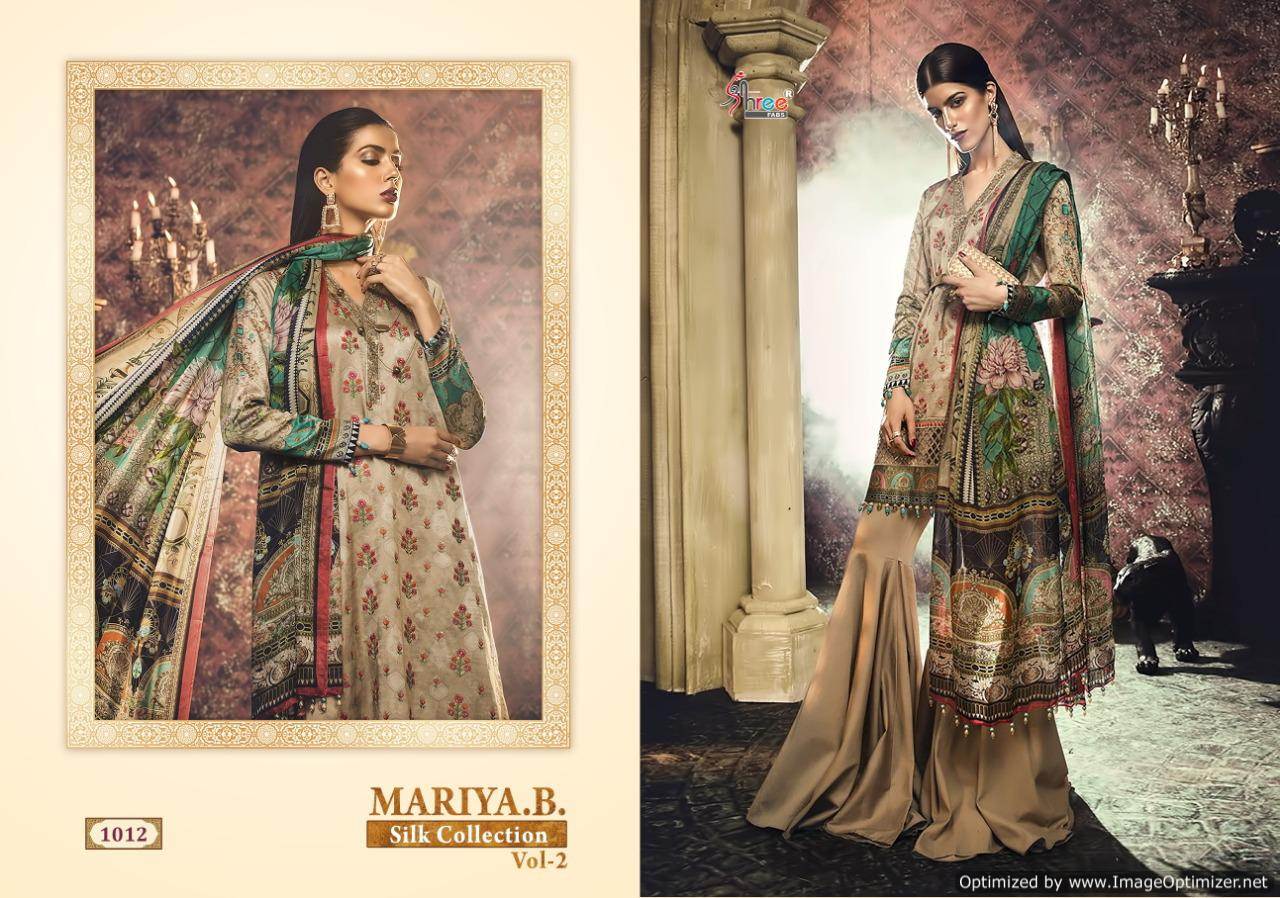 Shree By Mariya B Silk Collection 2 Heavy Japan Satin Pakistani Suits