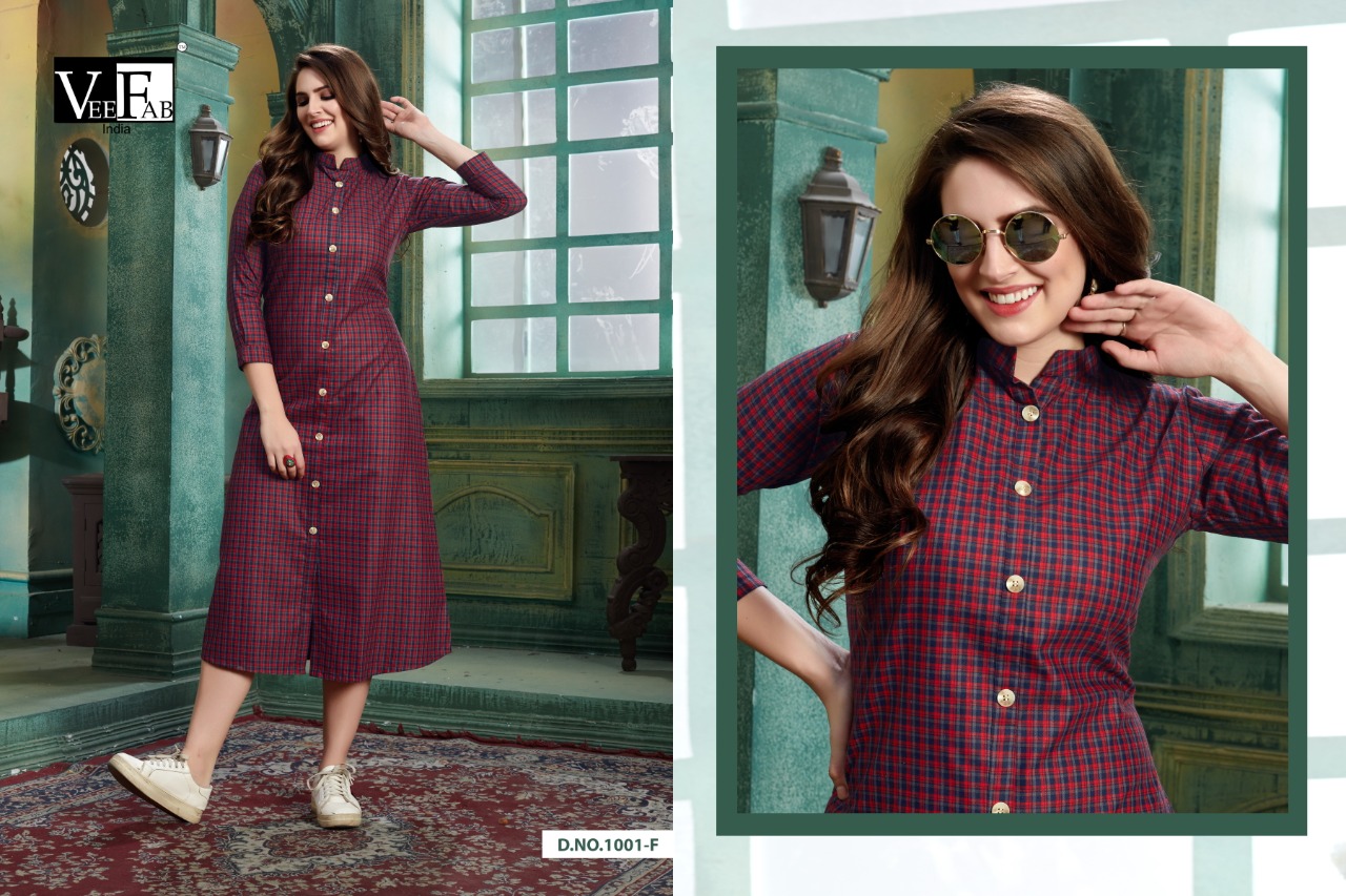 Vf By Winter Grace Vol 4 Casual Wear Stylish Kurti Collection