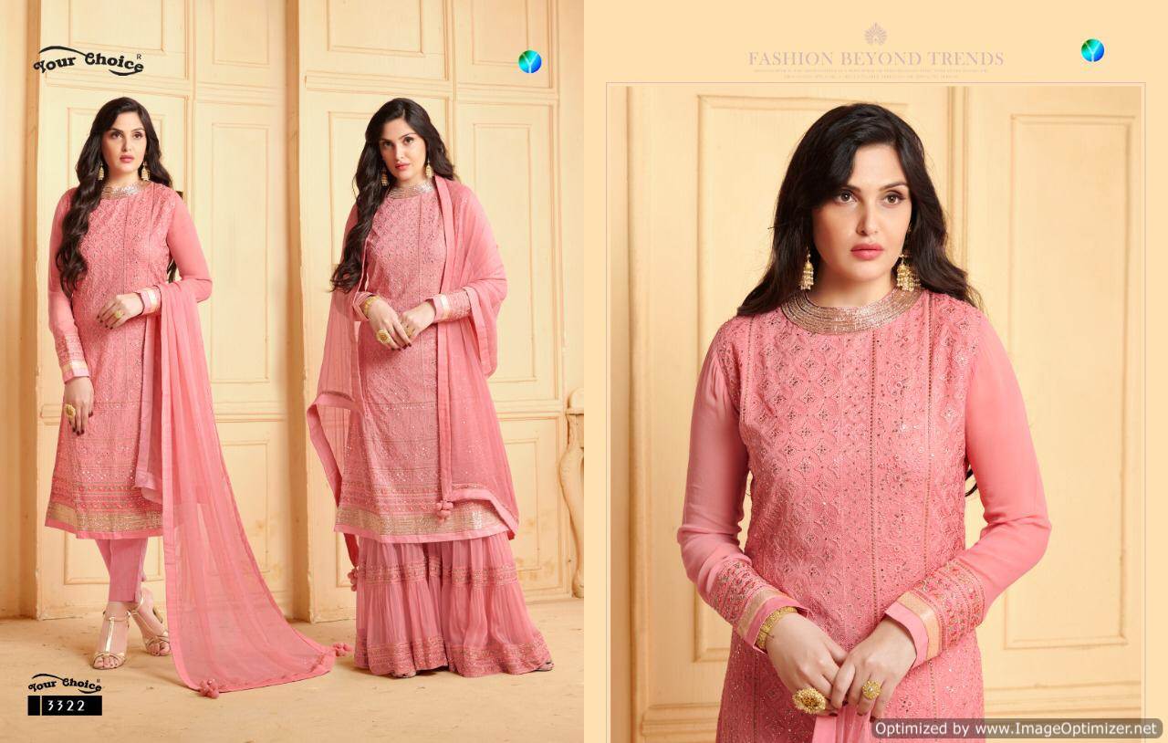 Y.c Rajwadi Designer Salwar Suit Lakhnavi Style Collection