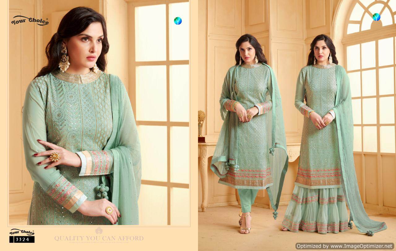 Y.c Rajwadi Designer Salwar Suit Lakhnavi Style Collection