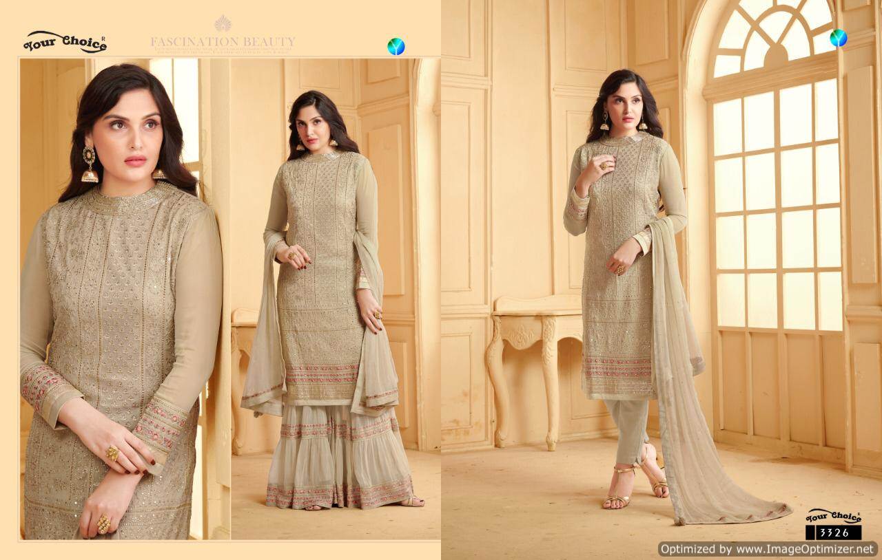 Y.c Rajwadi Designer Salwar Suit Lakhnavi Style Collection