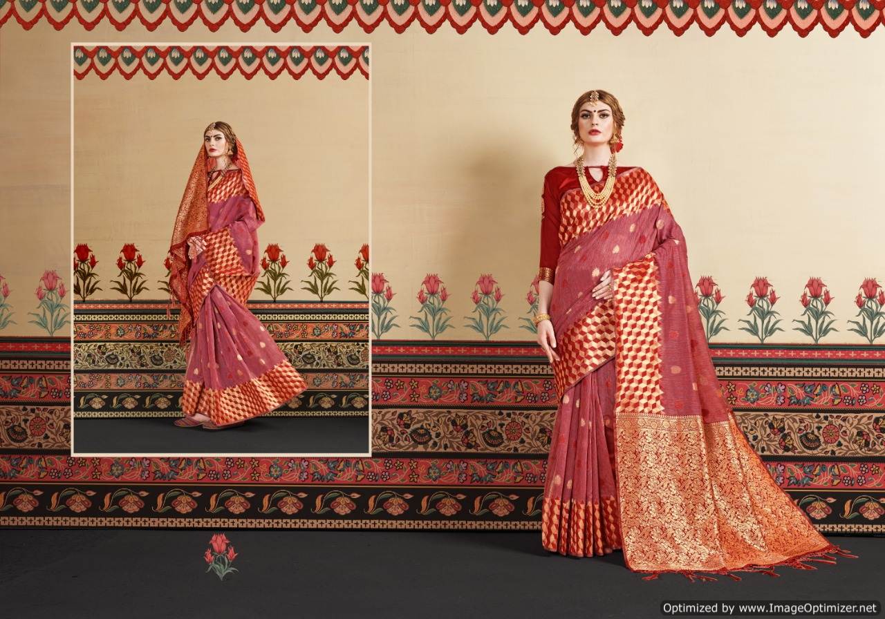 Ynf By Kranti Silk Linen Art Silk Sarees Collection