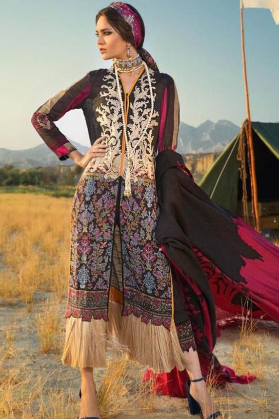 Deepsy By Sana Safinaz Linen Vol 19 Designer Pakistani Suits