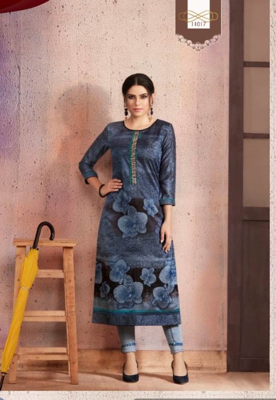 Kalaroop  By Dark Fantasy Vol  6 Kurtis Catalogue Discount