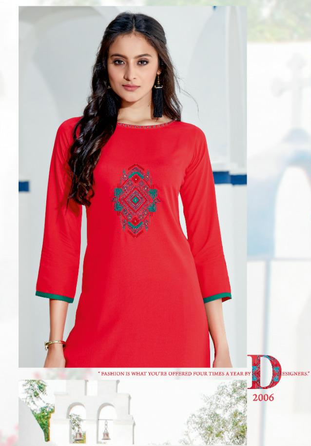 Parra Studio Present Lovely Kurtis With Sarara Catalogue