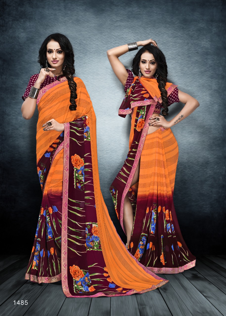 Kodas Presents Udaan 2 Weightless Georgette Printed Saree Collection