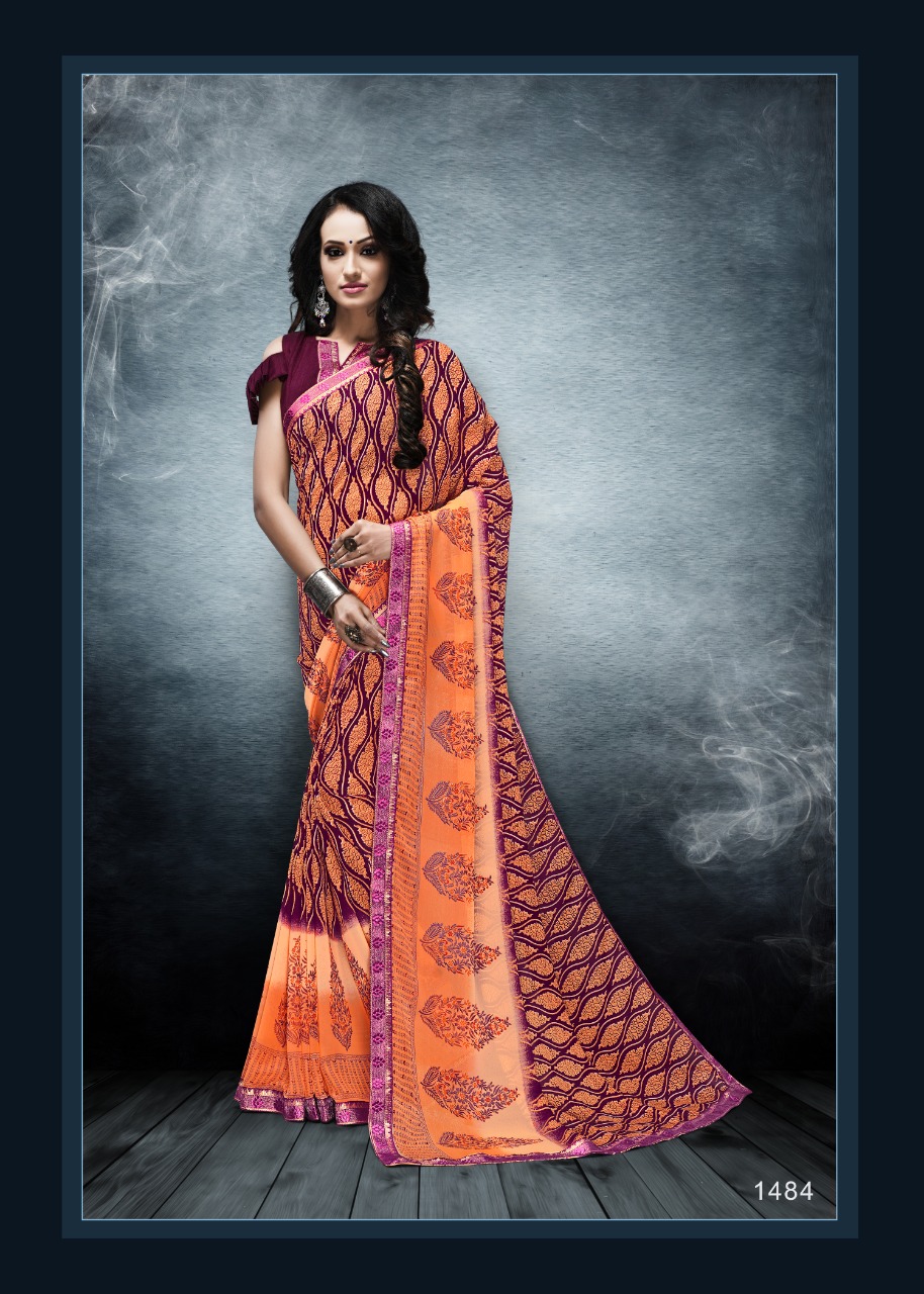 Kodas Presents Udaan 2 Weightless Georgette Printed Saree Collection