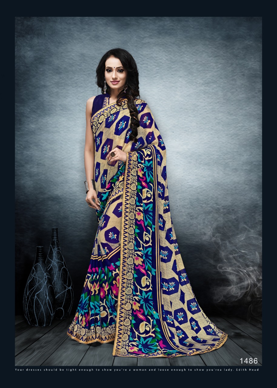 Kodas Presents Udaan 2 Weightless Georgette Printed Saree Collection