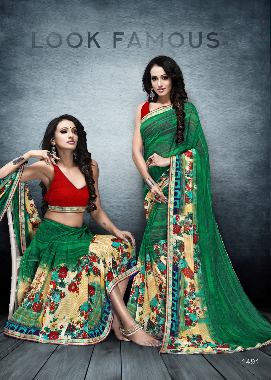Kodas Presents Udaan 2 Weightless Georgette Printed Saree Collection