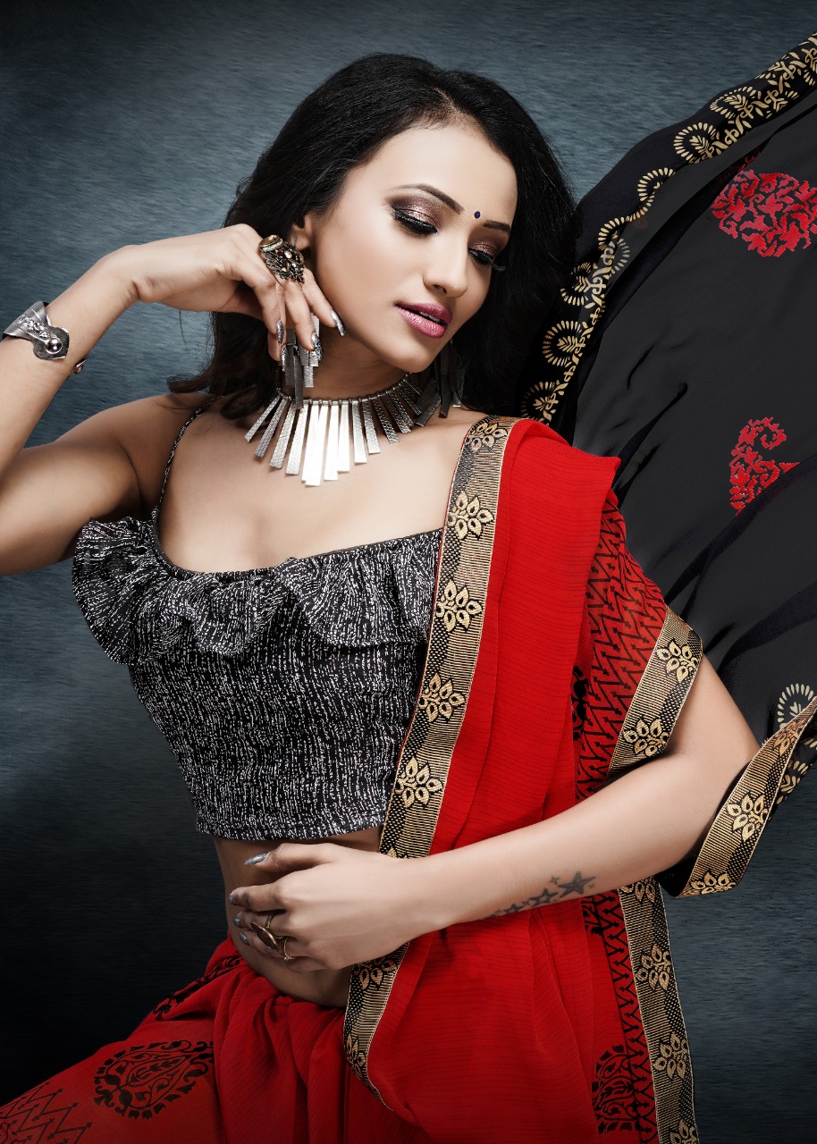 Kodas Presents Udaan 2 Weightless Georgette Printed Saree Collection