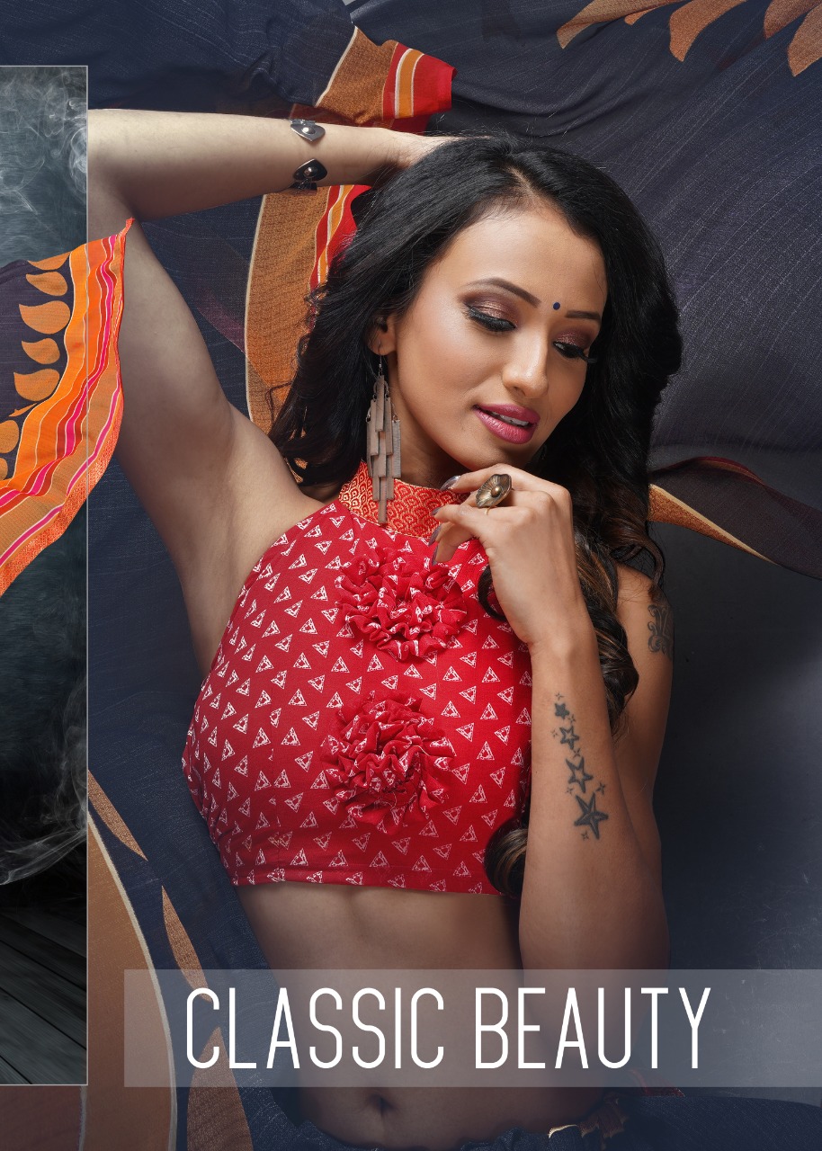 Kodas Presents Udaan 2 Weightless Georgette Printed Saree Collection