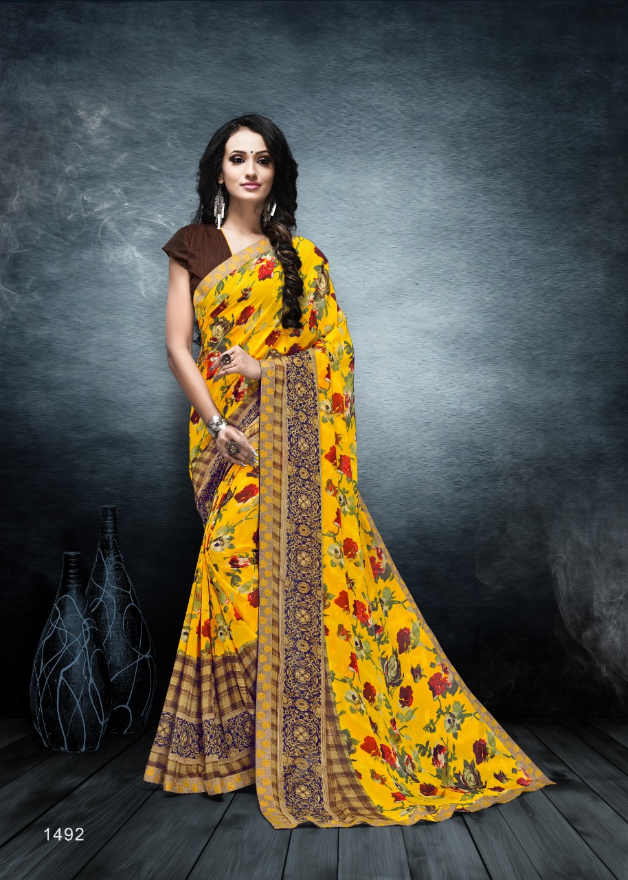 Kodas Presents Udaan 2 Weightless Georgette Printed Saree Collection