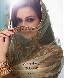 Aashirwad Presents Sajni Real Georgette Heavy Salwar Suits