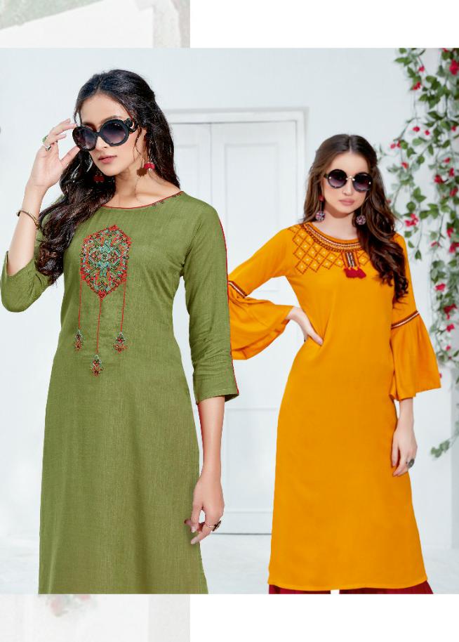 Parra Studio Present Lovely Kurtis With Sarara Catalogue