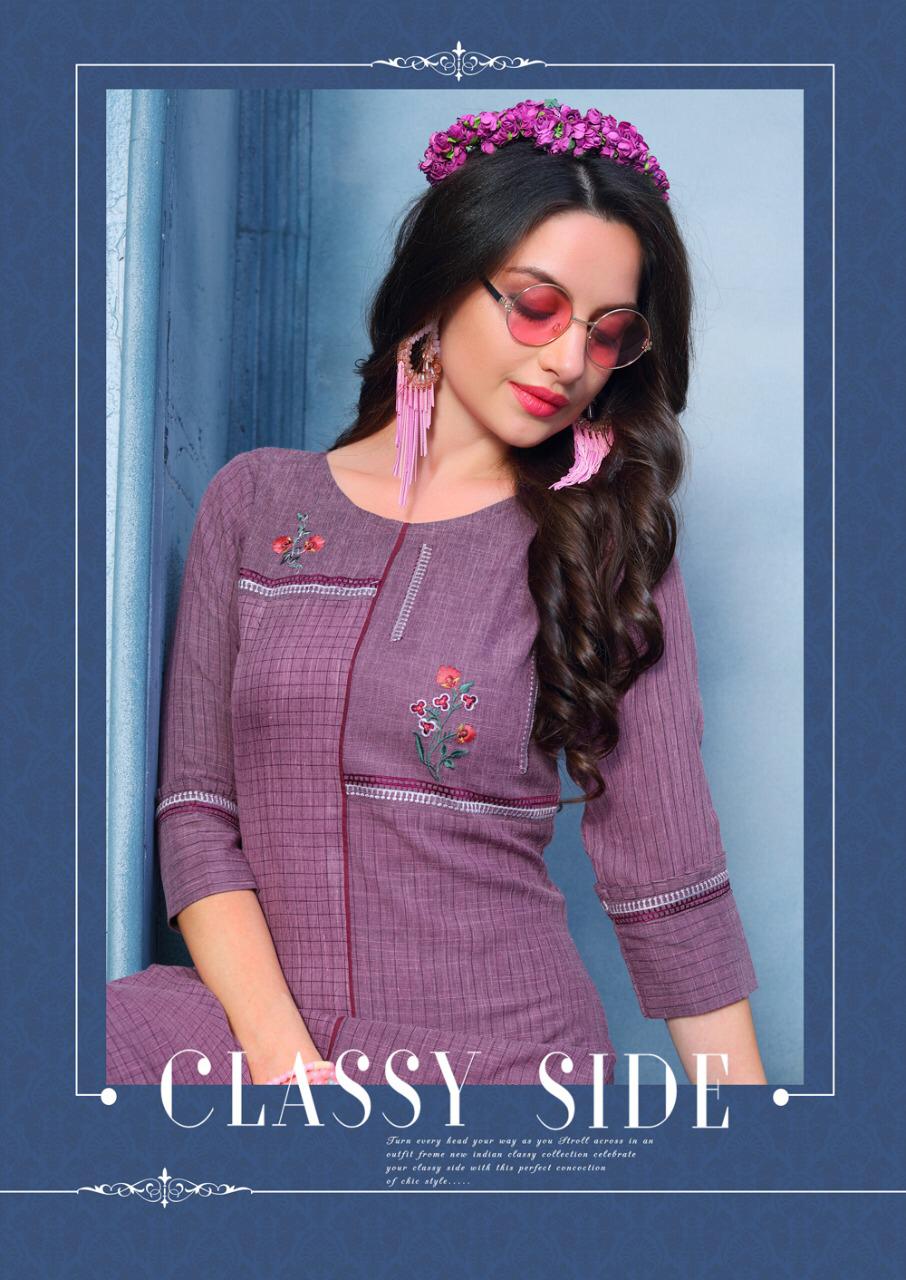 Ladies Flovour Present  Kajukatri Heavy Rayon Casual Wear Kurti Collection