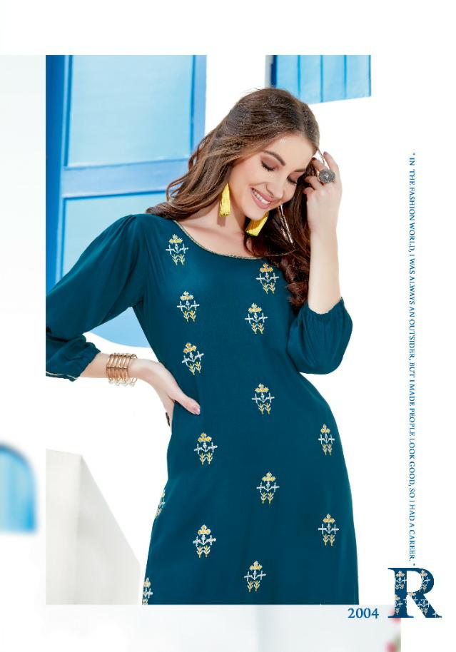 Parra Studio Present Lovely Kurtis With Sarara Catalogue