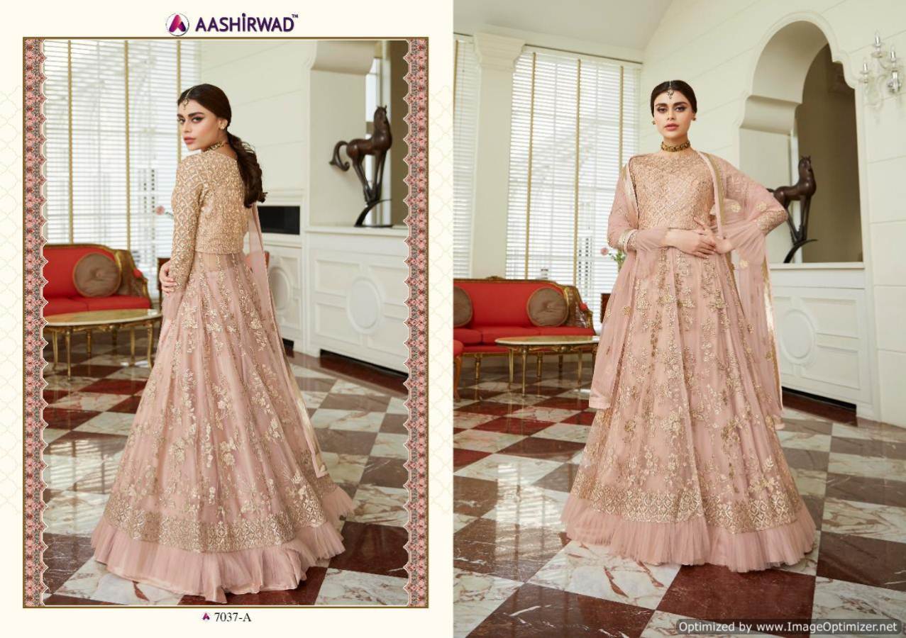 Aashirwad By Celebration Gold Wedding Dress Collection