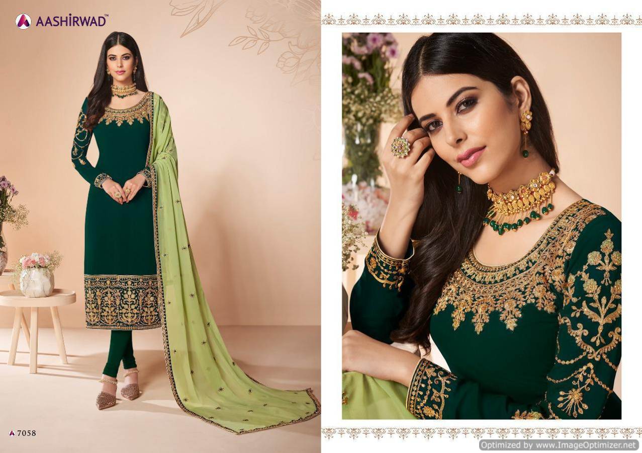 Aashirwad By Cross Stitch Nx Salwar Suits Catalogue