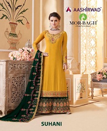 Aashirwad By Suhani Embroidered Salwar Suits Catalogue