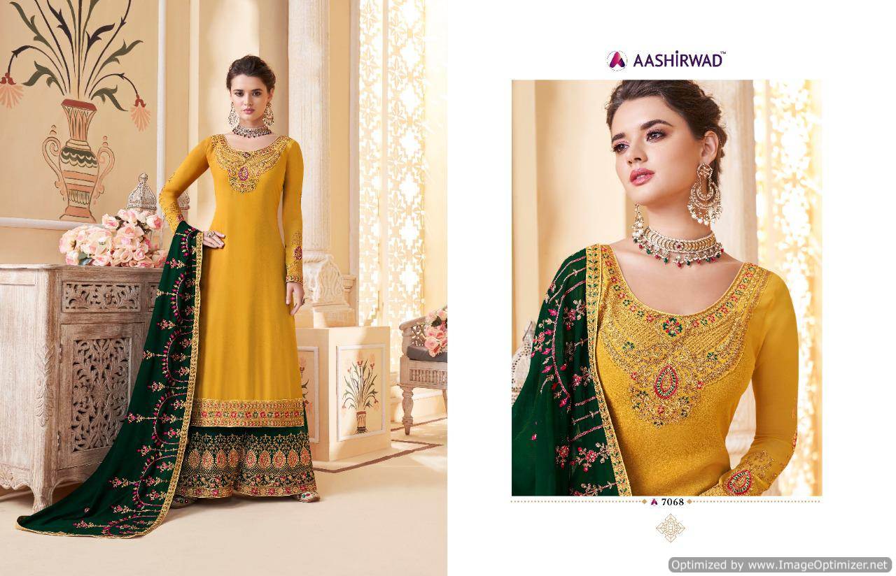 Aashirwad By Suhani Embroidered Salwar Suits Catalogue