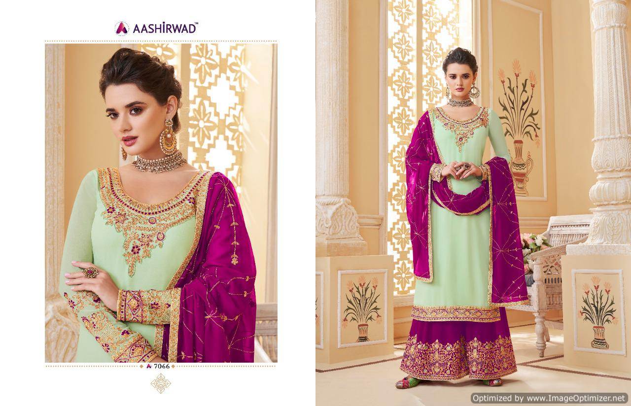 Aashirwad By Suhani Embroidered Salwar Suits Catalogue