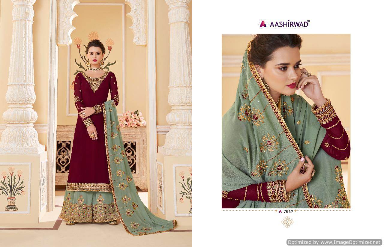 Aashirwad By Suhani Embroidered Salwar Suits Catalogue