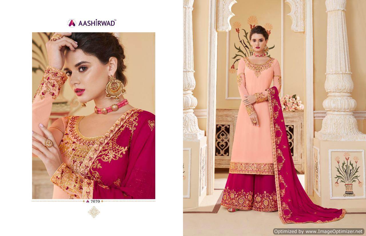 Aashirwad By Suhani Embroidered Salwar Suits Catalogue