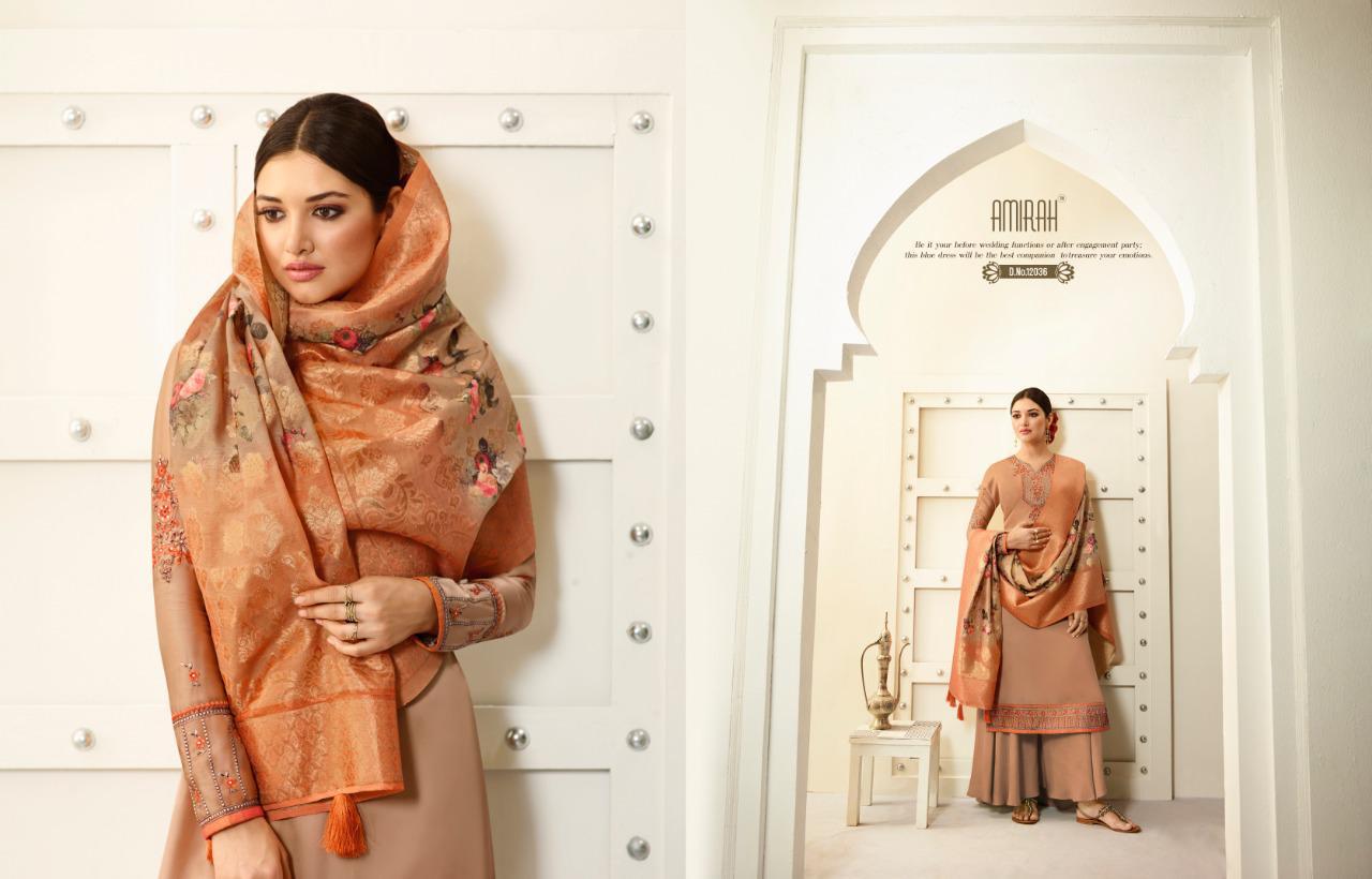 Amirah  Present Amirah Vol 30 Satin Georgette Designer Dress Material