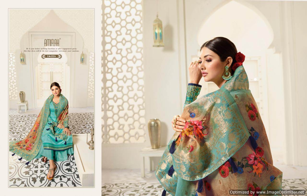 Amirah  Present Amirah Vol 30 Satin Georgette Designer Dress Material