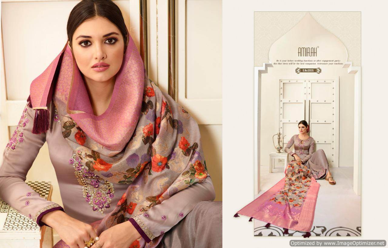 Amirah  Present Amirah Vol 30 Satin Georgette Designer Dress Material