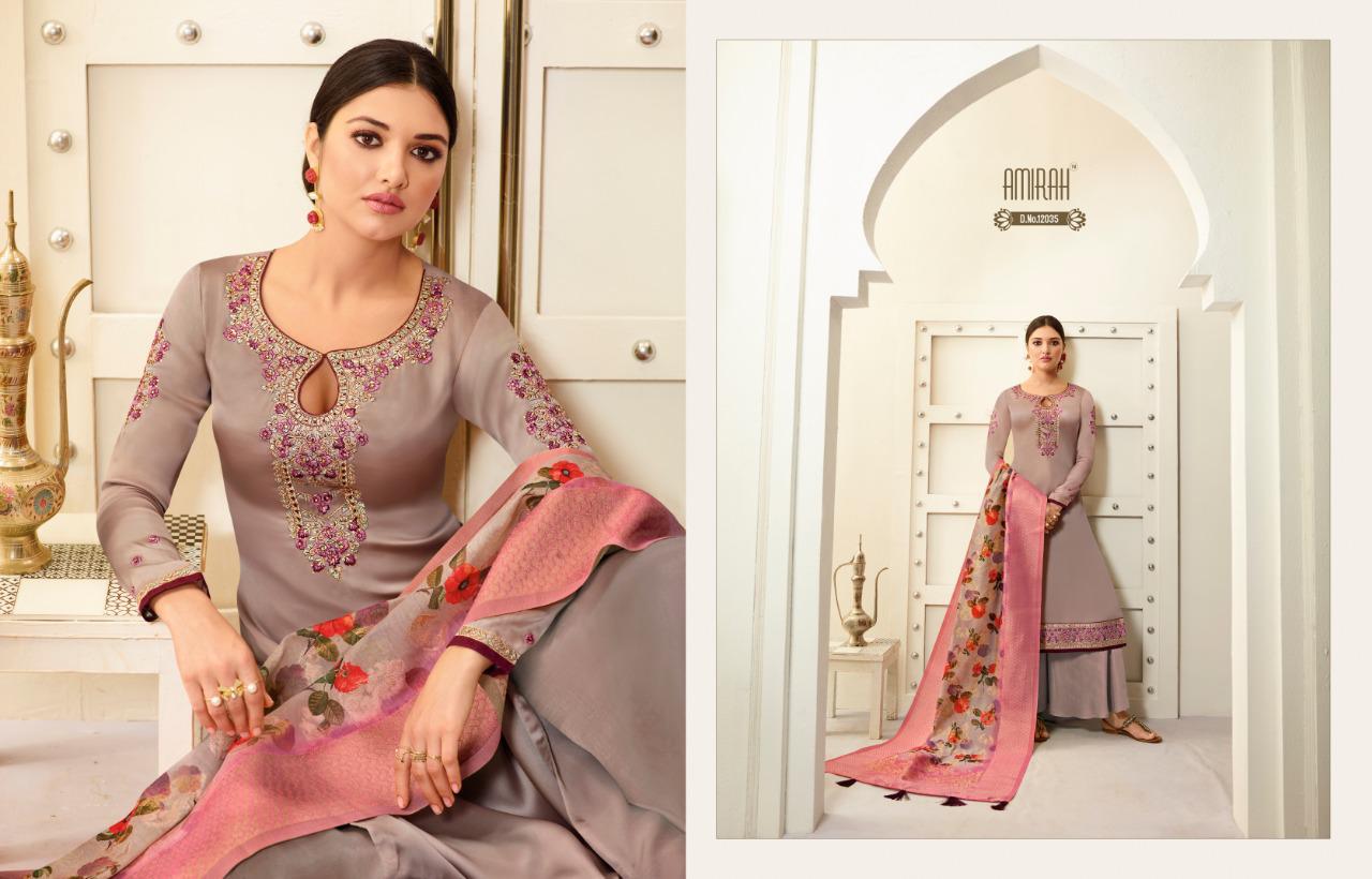 Amirah  Present Amirah Vol 30 Satin Georgette Designer Dress Material