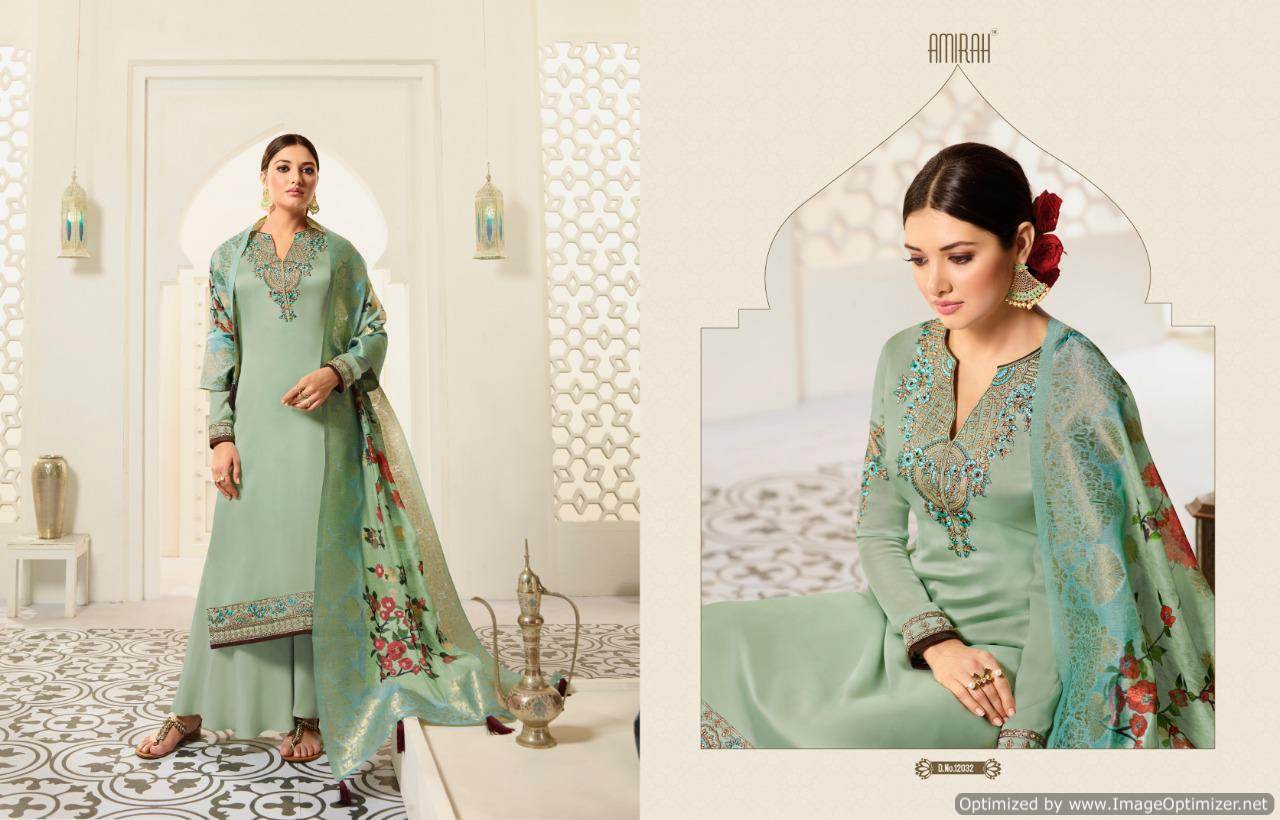 Amirah  Present Amirah Vol 30 Satin Georgette Designer Dress Material