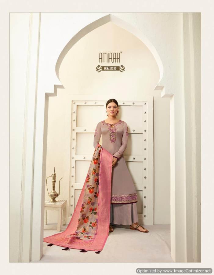 Amirah  Present Amirah Vol 30 Satin Georgette Designer Dress Material