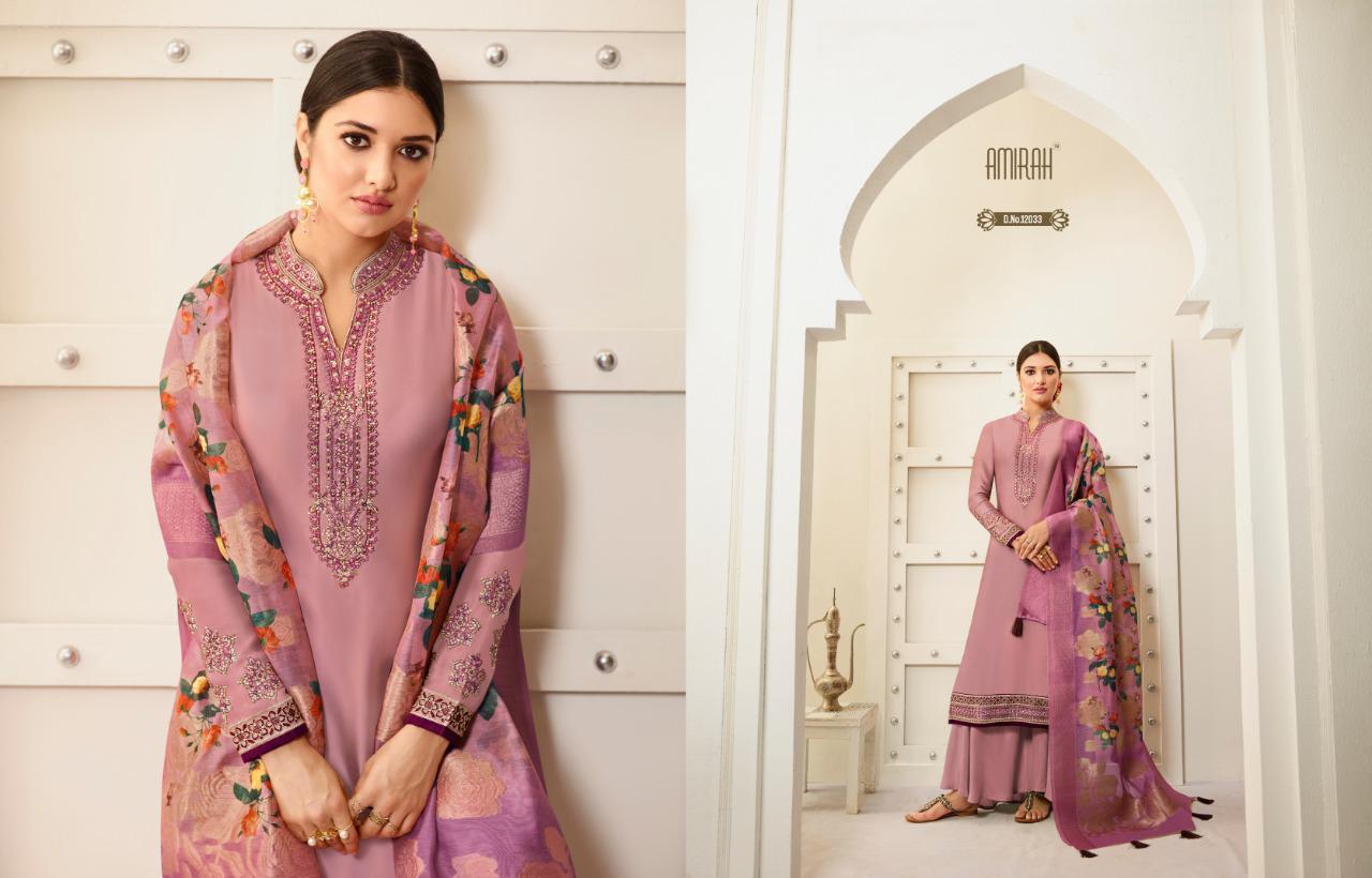 Amirah  Present Amirah Vol 30 Satin Georgette Designer Dress Material