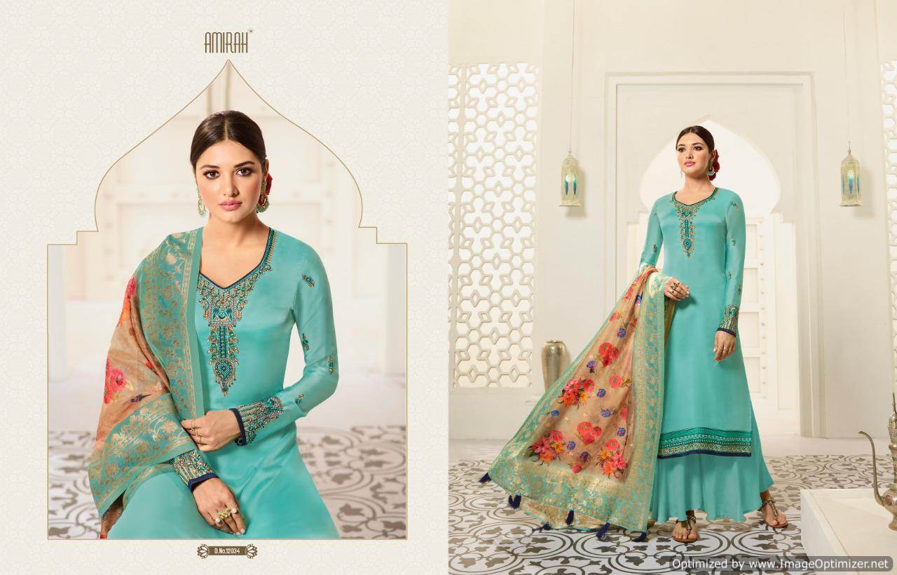 Amirah  Present Amirah Vol 30 Satin Georgette Designer Dress Material