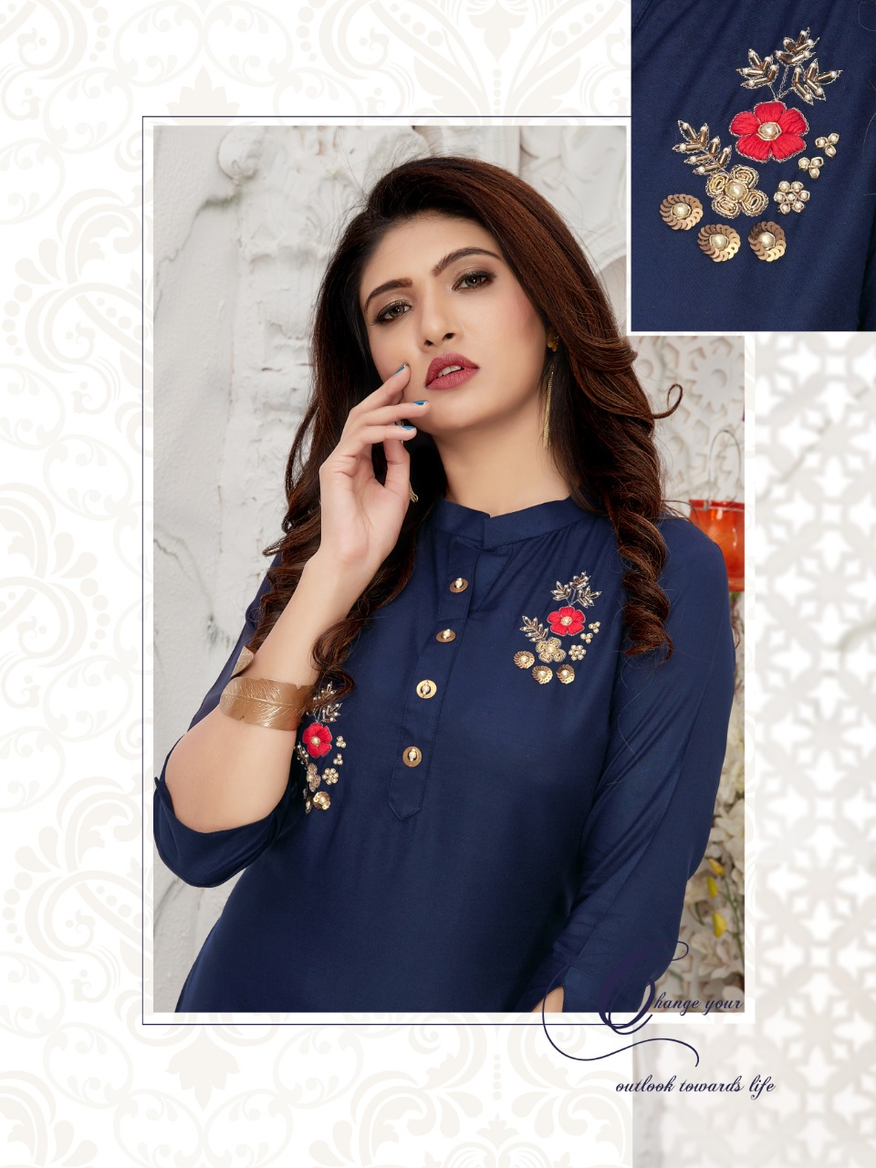 Banwery Present Bella Casual Wear Kurtis Catalogue.
