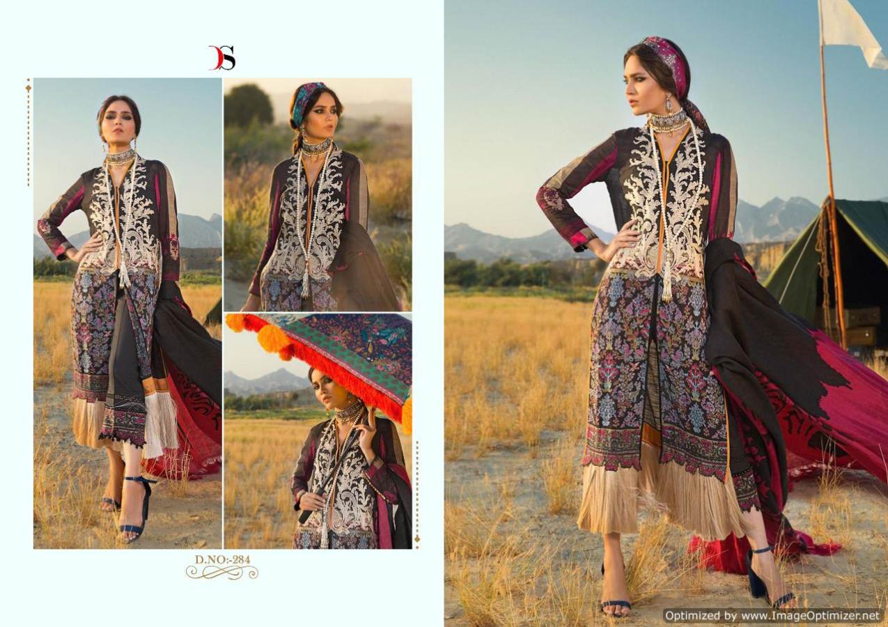 Deepsy By Sana Safinaz Linen Vol 19 Designer Pakistani Suits