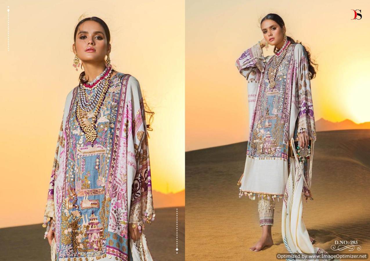 Deepsy By Sana Safinaz Linen Vol 19 Designer Pakistani Suits